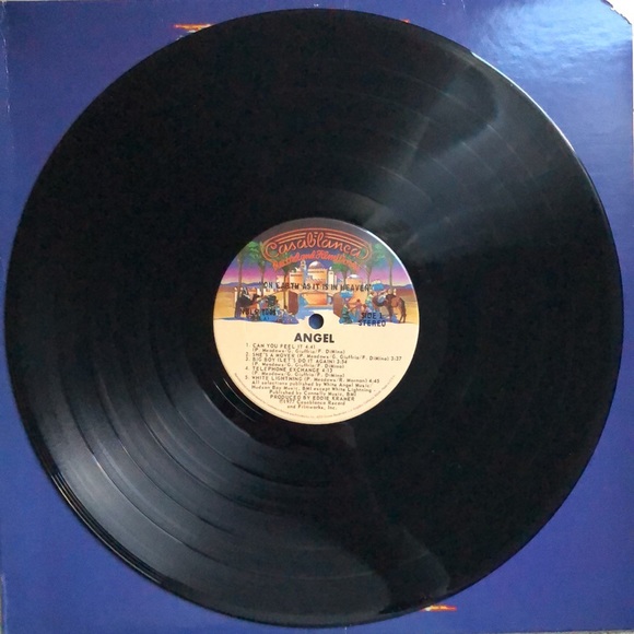 Angel On Earth As It Is In Heaven Vinyl Lp '77 - Picture 4 of 8